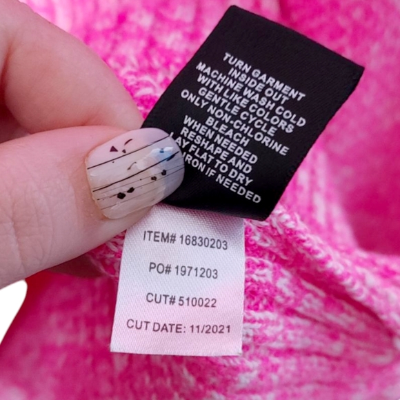 Torrid Pink Crew Neck Sweater - Picture 12 of 12